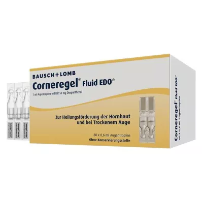 CORNEREGEL Væske EDO Øjendråber, 60X0,6 ml CORNEREGEL Væske EDO Øjendråber, 60X0,6 ml