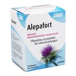 ALEPAFORT Marietidsel hårde kapsler, 60 stk