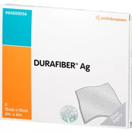 DURAFIBER Ag 15x15 cm bandage, 5 stk