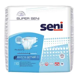 SUPER SENI Inkontinensbukser størrelse XS, 10 stk