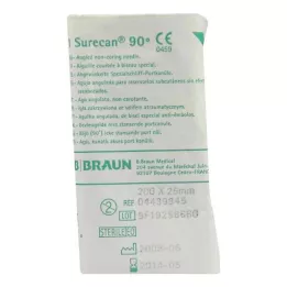 SURECAN Portkanyle 20 Gx25 mm vinklet, 1 stk