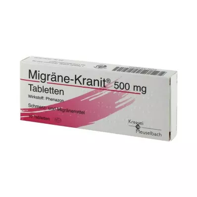 MIGRÄNE KRANIT 500 mg tabletter, 10 stk