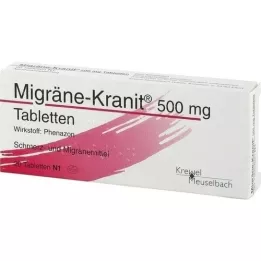 MIGRÄNE KRANIT 500 mg tabletter, 20 stk