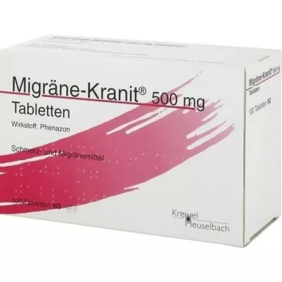 MIGRÄNE KRANIT 500 mg tabletter, 100 stk