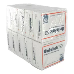 UNIZINK 50 enterotabletter, 10X100 stk