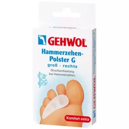 GEHWOL Polymergel hammertå-pude G højre, 1 stk