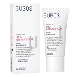 EUBOS TROCKENE Skin Urea 5% ansigtscreme, 50 ml