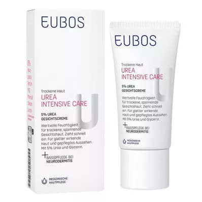 EUBOS TROCKENE Skin Urea 5% ansigtscreme, 50 ml