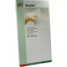 GAZIN Gaze komp. 10x20 cm steril 8-fold, 5X2 stk