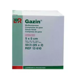 GAZIN Gaze komp. 5x5 cm steril 8-fold, 25X2 stk