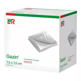 GAZIN Gaze komp. 7,5x7,5 cm steril 8-fold, 25X2 stk