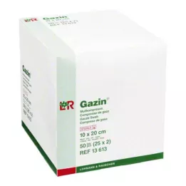 GAZIN Gaze komp. 10x20 cm steril 8-fold, 25X2 stk