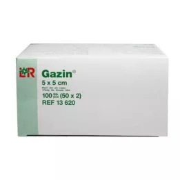 GAZIN Gaze komp. 5x5 cm steril 8-fold, 50X2 stk