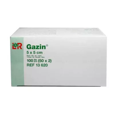 GAZIN Gaze komp. 5x5 cm steril 8-fold, 50X2 stk