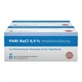 PARI NaCl-inhalationsopløsningsampuller, 120X2,5 ml