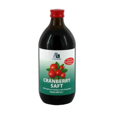 CRANBERRY SAFT 100% frugt, 500 ml