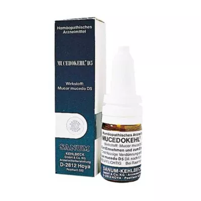 Mucedokehl D 5 dråber, 10 ml Mucedokehl D 5 dråber, 10 ml
