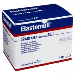 ELASTOMULL 12 cmx4 m elastisk fikseringstape 2103, 20 stk