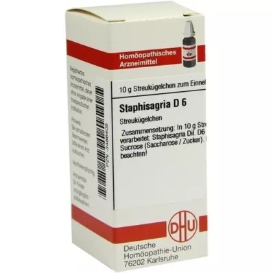 STAPHISAGRIA D 6 kugler, 10 g