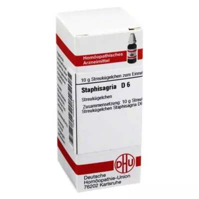 STAPHISAGRIA D 6 kugler, 10 g