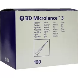 BD MICROLANCE Kanyle 24 G 1 0,55x25 mm, 100 stk