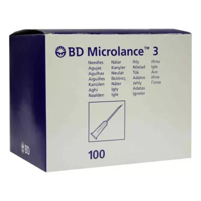 BD MICROLANCE Kanyle 24 G 1 0,55x25 mm, 100 stk BD MICROLANCE Kanyle 24 G 1 0,55x25 mm, 100 stk