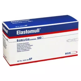 ELASTOMULL 6 cmx4 m elastisk fikseringstape 45251, 100 stk