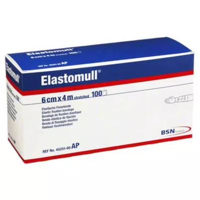 ELASTOMULL 6 cmx4 m elastisk fikseringstape 45251, 100 stk