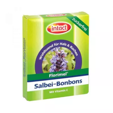 FLORIMEL Salviebolsjer med C-vitamin uden sukker, 40 g