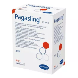 PAGASLING Usteril gazepind størrelse 1, hasselnødstørrelse, 1000 stk