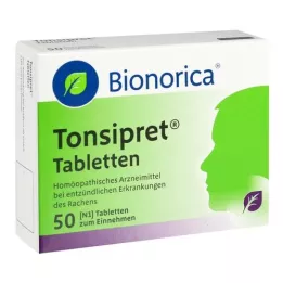 TONSIPRET Tabletter, 50 stk