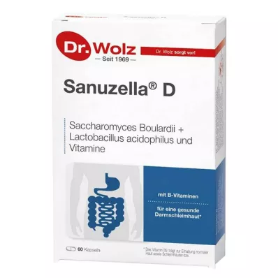 SANUZELLA D Cellulose Kapsler, 60 Kapsler