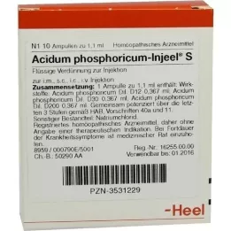 ACIDUM PHOSPHORICUM INJEEL S Ampuller, 10 stk