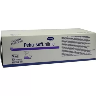 PEHA-SOFT nitril Unt.Handsch.unste.puderfrei S, 100 stk