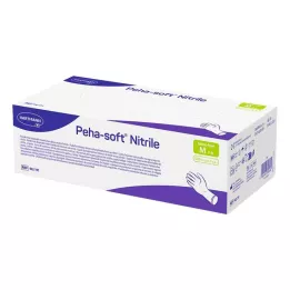 PEHA-SOFT nitril pudderfri handsker M, 100 stk