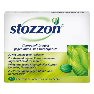 STOZZON Klorofylovertrukne tabletter, 40 stk