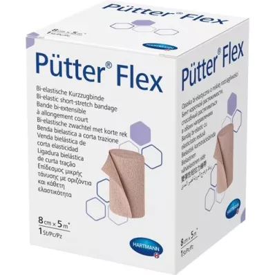 PÜTTER Flexbandage 8 cmx5 m, 1 stk