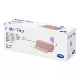 PÜTTER Flexbandage 8 cmx5 m, 10 stk