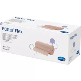 PÜTTER Flexbandage 10 cmx5 m, 10 stk