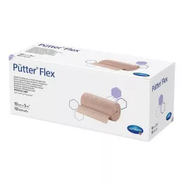 PÜTTER Flexbandage 10 cmx5 m, 10 stk