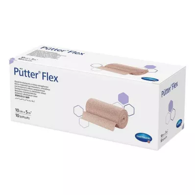 PÜTTER Flexbandage 10 cmx5 m, 10 stk