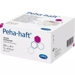 PEHA-HAFT Fikseringsbandage latexfri 2,5 cmx4 m, 8 stk