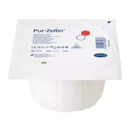PUR-ZELLIN 4x5 cm usteril rulle med 500 stk., 1 stk