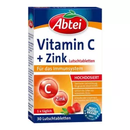 ABTEI C-vitamin plus zink sugetabletter, 30 stk