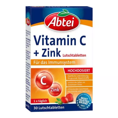 ABTEI C-vitamin plus zink sugetabletter, 30 stk