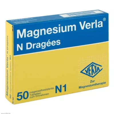 MAGNESIUM VERLA N overtrukne tabletter