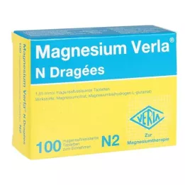 MAGNESIUM VERLA N Overtrukne tabletter, 100 stk