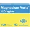 MAGNESIUM VERLA N Overtrukne tabletter, 100 stk