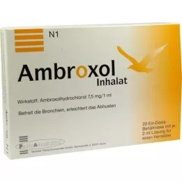 AMBROXOL Inhalationsopløsning til nebulisator, 20X2 ml