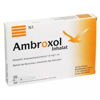 AMBROXOL Inhalationsopløsning til nebulisator, 20X2 ml